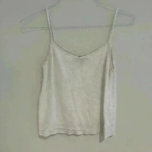 Banana Republic White Tank Top Size Small Like New